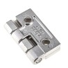 Elesa Electro Polished Stainless Steel Pin RH-Handed Butt Hinge Screw Fixing 50 mm x 50 mm x 6 mm 428601