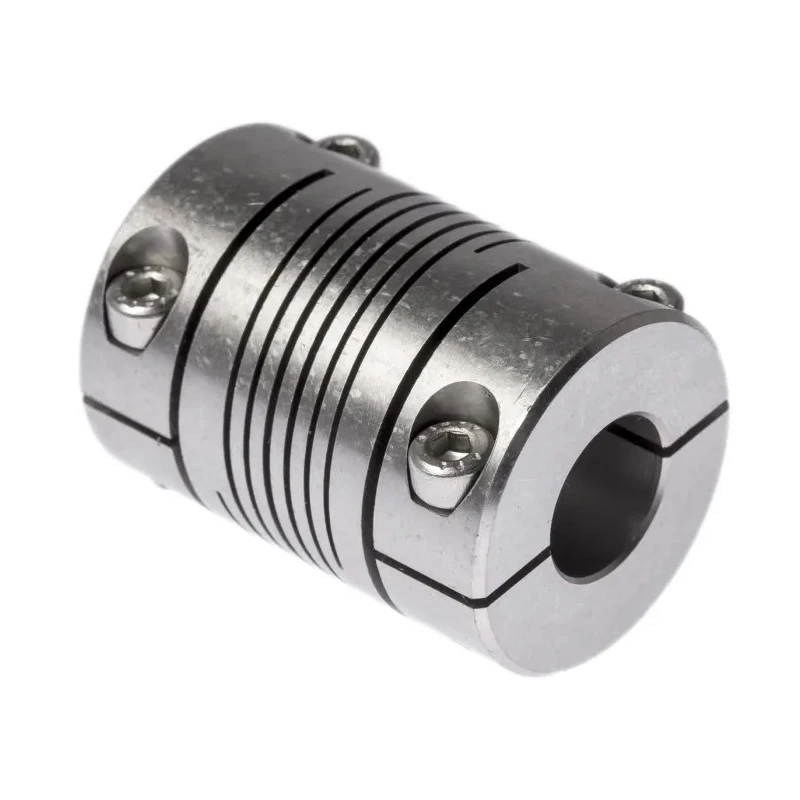 Huco Stainless Steel Multi-Beam Clamp Coupler 31.8 mm OD 14 mm Bore x 44.5 mm Length, 10 Nm Torque Rating 721.32.3838