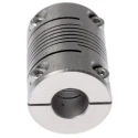 Huco Stainless Steel Multi-Beam Clamp Coupler 31.8 mm OD 14 mm Bore x 44.5 mm Length, 10 Nm Torque Rating 721.32.3838