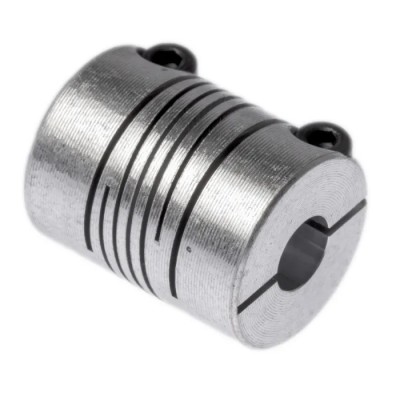 Huco Aluminium Clamp Style 16mm OD 6mm Bore Diameter Multi-Beam Flexible Coupling 20.3mm Length 725.16.2222