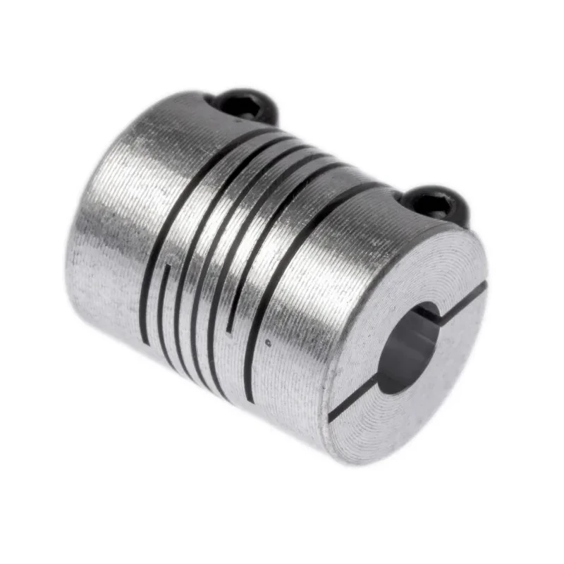 Huco Aluminium Clamp Style 16mm OD 6mm Bore Diameter Multi-Beam Flexible Coupling 20.3mm Length 725.16.2222