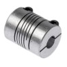 Huco Aluminium Clamp Style 16mm OD 6mm Bore Diameter Multi-Beam Flexible Coupling 20.3mm Length 725.16.2222