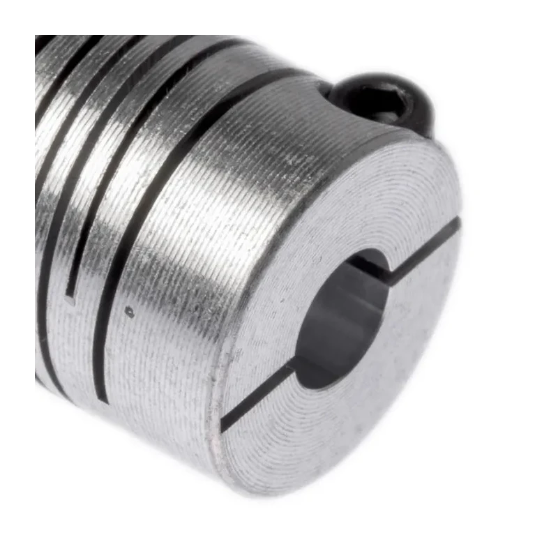 Huco Aluminium Clamp Style 16mm OD 6mm Bore Diameter Multi-Beam Flexible Coupling 20.3mm Length 725.16.2222