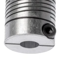 Huco Aluminium Clamp Style 16mm OD 6mm Bore Diameter Multi-Beam Flexible Coupling 20.3mm Length 725.16.2222