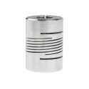 Huco 32 mm OD 14 mm Bore Aluminium Clamp Style Flexible Coupler 44.5 mm Length 725.32.3838