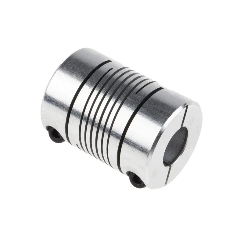 Huco 32 mm OD 14 mm Bore Aluminium Clamp Style Flexible Coupler 44.5 mm Length 725.32.3838