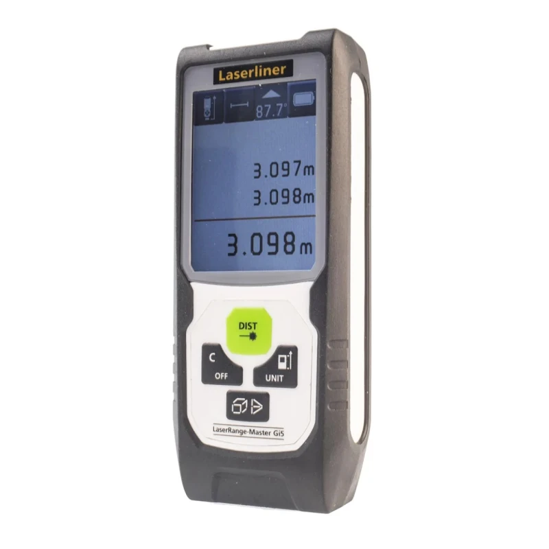 Laserliner LaserMeasure LaserRange-Master Gi5 Laser Measure, 0.05 to 50 m Range, ±2 mm Accuracy 080.838A