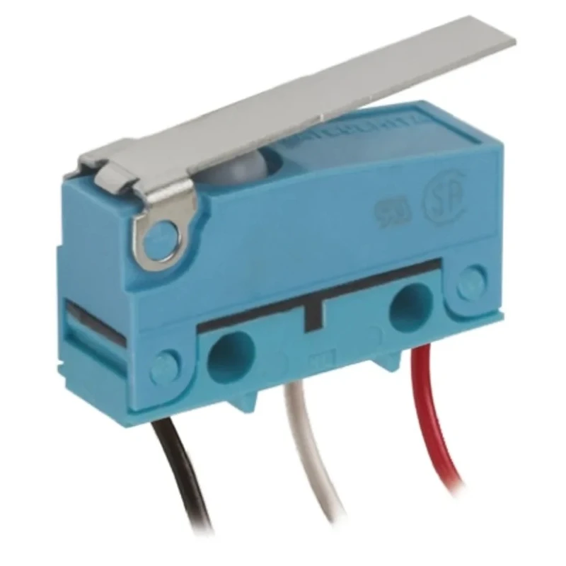 Panasonic Short Hinge Lever Micro Switch Pre-Wired Terminal 2A 30V DC SPCO IP67 ABS161140