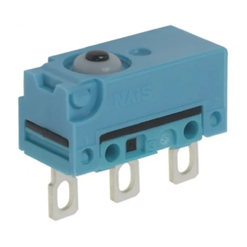 Panasonic Pin Plunger Micro Switch, Solder Terminal, 100mA, 250 V AC, 30 V DC, SPCO, IP50 ABS141051