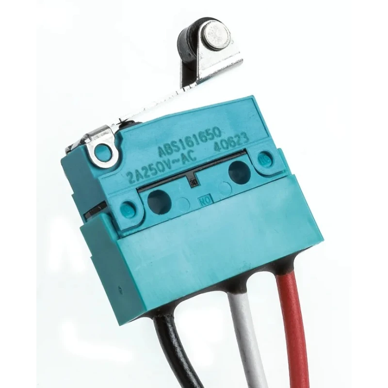 Panasonic Roller Lever Micro Switch Pre-Wired Terminal 2A 250V AC 30V DC SPCO IP67 ABS161650