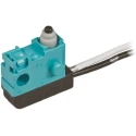 Panasonic Pin Plunger Micro Switch, Pre-Wired Terminal, 100mA, 30 V dc, SPST, IP67 ASQ10330