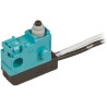 Panasonic Pin Plunger Micro Switch, Pre-Wired Terminal, 100mA, 30 V dc, SPST, IP67 ASQ10320