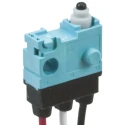 Panasonic Pin Plunger Micro Switch, Pre-Wired Terminal, 100mA, 30 V dc, SPCO, IP67 ASQ10610