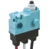 Panasonic Pin Plunger Micro Switch, Pre-Wired Terminal, 100mA, 30 V dc, SPCO, IP67 ASQ10610
