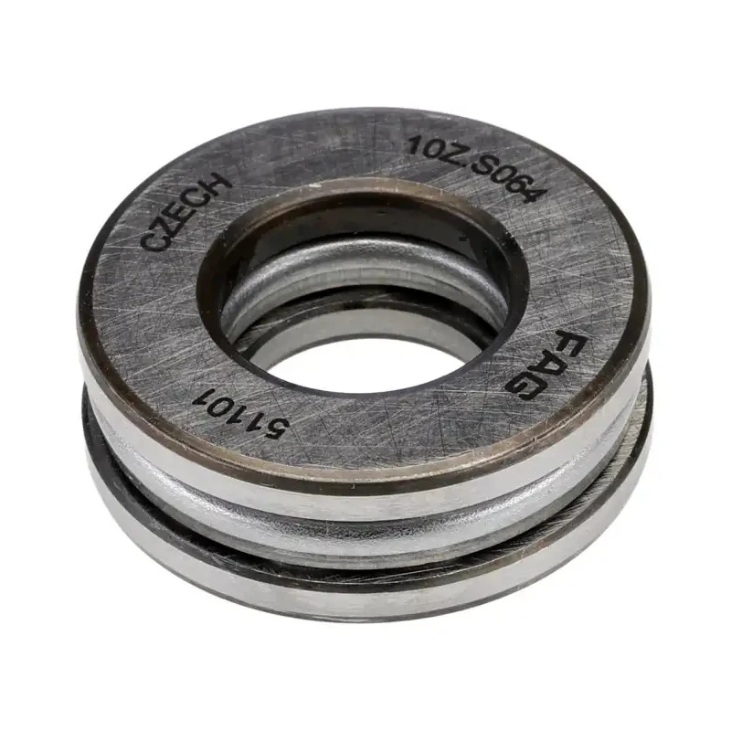 FAG 1 Row Deep Groove Ball Bearing 12 mm ID, 26 mm OD, 9 mm Width, Steel Cage and Balls 51101