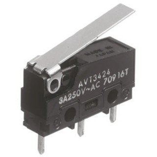 Panasonic Hinge Lever Micro Switch PCB Terminal 100mA 250V ac 30V dc SPCO AVT342061-A