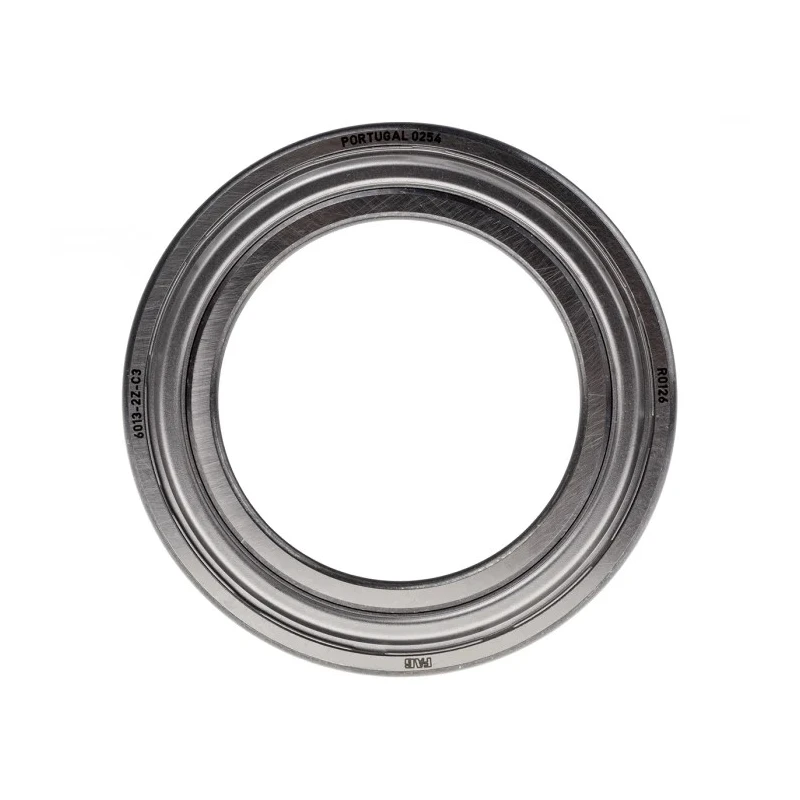 FAG Single Row Deep Groove Ball Bearing 65 mm ID, 100 mm OD, 18 mm Width, Shielded, Steel Cage & Balls, Model 6013-2Z-C3