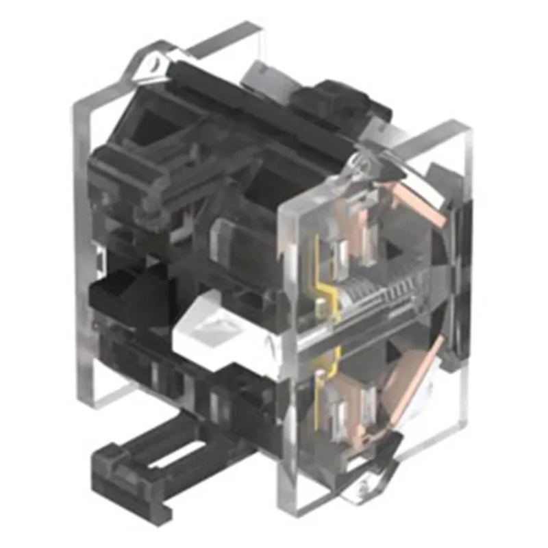 EAO Modular Switch Contact Block 500V 10A 2 NO Screw Terminal 37x29x23 mm 704.910.3B