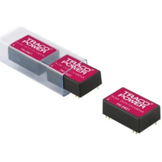 TRACOPOWER THI DC/DC Converter 5V DC 400mA 26.4V DC Input 21.6V Input 2W Through Hole 24-Pin DIP THI 2411