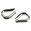 RS PRO Stainless Steel Electropolished Thimble for Use with 5 mm Diameter Wire Rope With5