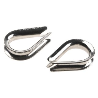 RS PRO Stainless Steel Electropolished Thimble for Use with 5 mm Diameter Wire Rope With5
