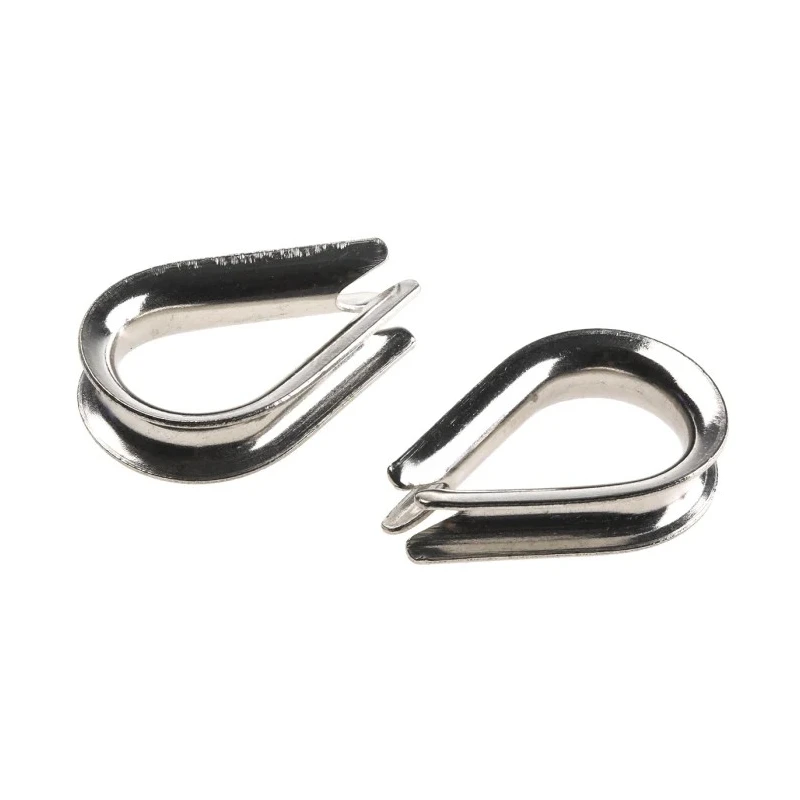 RS PRO Stainless Steel Electropolished Thimble for Use with 5 mm Diameter Wire Rope With5