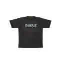 DeWALT Black Polyester Short Sleeve Unisex Workwear T-Shirt Size M EASTON M