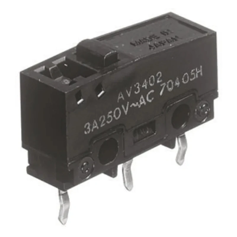 Panasonic Pin Plunger Micro Switch, PCB Terminal, 3A, 250 V AC, SPCO AV34043-A