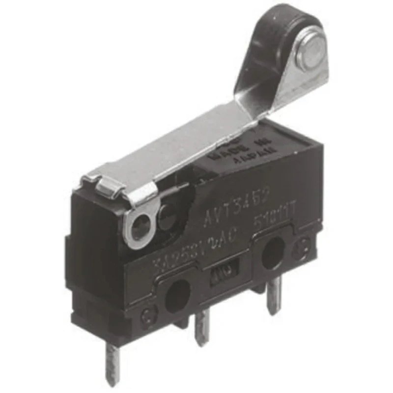 Panasonic Roller Lever Micro Switch, PCB Terminal, 5A, 250 V AC, SPCO AVL34553-A