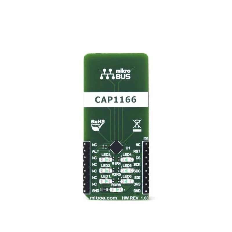 MikroElektronika Capacitive Touch LCD Module for Desktop or Notebook Computer Control MIKROE-2964