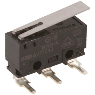 Panasonic Hinge Lever Micro Switch Left Angle PCB Terminal 5A 250V ac SPCO AVM37253-A