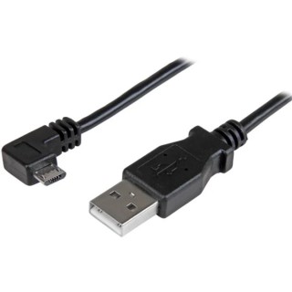 StarTech.com USB 2.0 Male USB Type A to Male Micro USB Type B Cable Black 1 m USBAUB1MRA