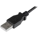 StarTech.com USB 2.0 Male USB Type A to Male Micro USB Type B Cable Black 1 m USBAUB1MRA