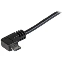 StarTech.com USB 2.0 Male USB Type A to Male Micro USB Type B Cable Black 1 m USBAUB1MRA