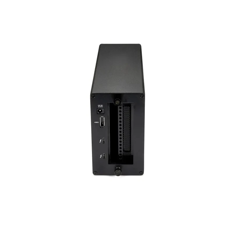 StarTech.com 2 Port CAT 4 Thunderbolt 3 Hub with AC Adapter Powered, Dimensions 280 mm x 142 mm x 82 mm TB31PCIEX16