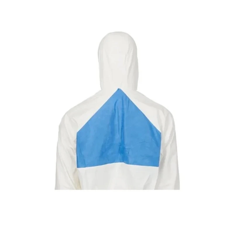3M White Disposable Coverall, Size M, Chest 92 to 100 cm, Hooded, Non-Woven SMS Laminate Material, Liquid Protection 4540WM
