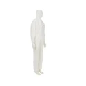 3M White Disposable Coverall, Size M, Chest 92 to 100 cm, Hooded, Non-Woven SMS Laminate Material, Liquid Protection 4540WM