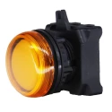 RS PRO Amber Round Pilot Light Head 22.5 mm Cutout, Panel Mount, IP65 Rated 188-1207