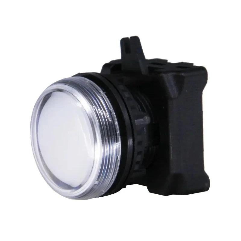 RS PRO White Round Pilot Light Head 22.5 mm Cutout IP65 Panel Mount 188-1203