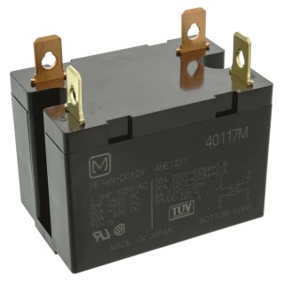 Panasonic PCB Power Relay, 12V DC Coil, 30A Switching Current, SPST HE1AN-DC12V