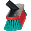 Vikan Automotive Part Cleaner Soft Brush with Polyester Bristles, Black Handle, 52mm Bristle Length, 100mm Width 475752