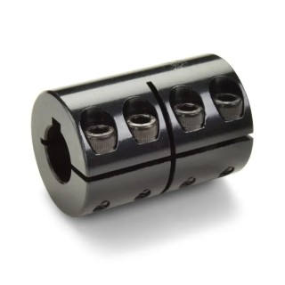 Ruland Rigid Shaft Coupling Black Oxide Steel 29 mm OD, 45 mm Length, 105 Nm Torque MCLC-10-10-F