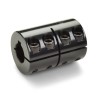 Ruland Rigid Shaft Coupling Black Oxide Steel 29 mm OD, 45 mm Length, 105 Nm Torque MCLC-10-10-F