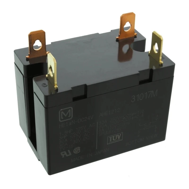 Panasonic PCB Power Relay 24V DC Coil 30A Switching Current SPST HE1AN-DC24V