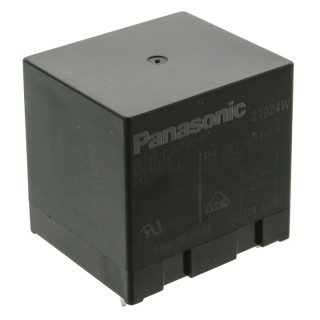 Panasonic PCB Power Relay, 12V DC Coil, 48A Switching Current, SPST, HE Series HE1AN-P-DC12V-Y5