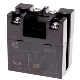 Panasonic Power Relay PCB Mount SPST 24V DC Coil 30A Switching Current HE1AN-S-DC24V
