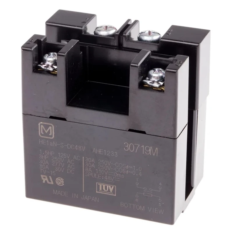 Panasonic PCB Power Relay 48V dc Coil 30A Switching Current SPST HE1AN-S-DC48V