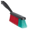 Vikan Black Hand Brush, Polyethylene Terephthalate Bristle Material, 45 mm Bristle Length, 40 mm Width, 330 mm 450252