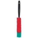 Vikan Black Hand Brush, Polyethylene Terephthalate Bristle Material, 45 mm Bristle Length, 40 mm Width, 330 mm 450252