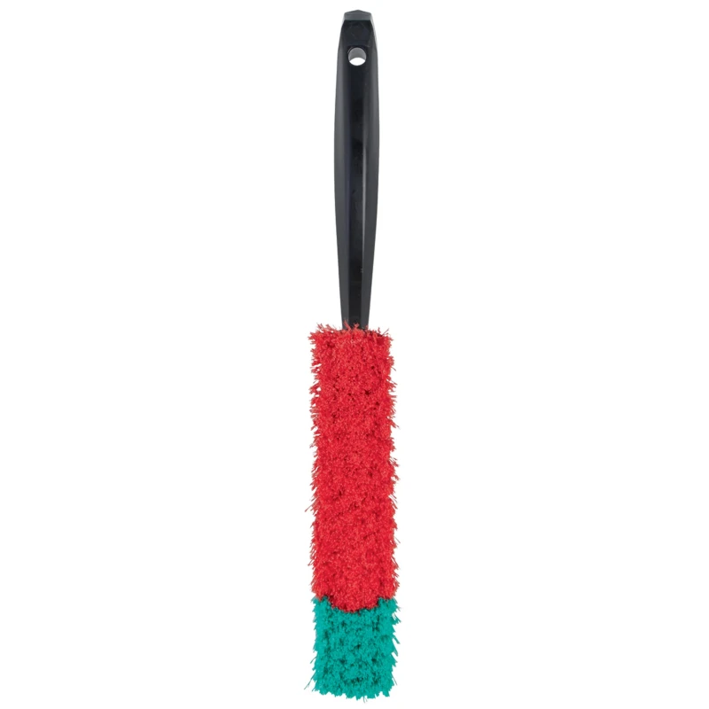 Vikan Black Hand Brush, Polyethylene Terephthalate Bristle Material, 45 mm Bristle Length, 40 mm Width, 330 mm 450252